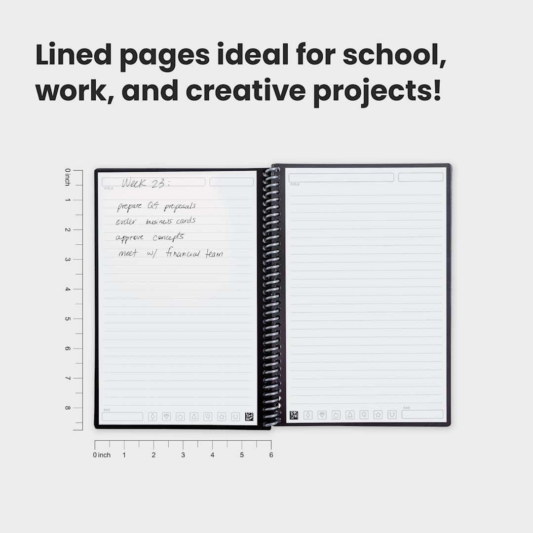 Rocketbook Rocketbook Core Executive Notebook Set - 0911-38 Black