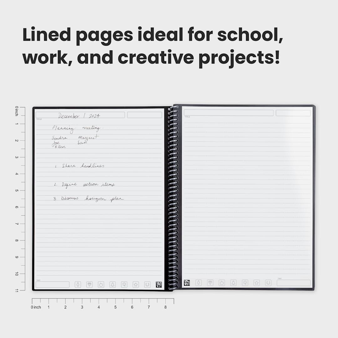 Rocketbook Rocketbook Core Letter Notebook Set - 0911-39 Black