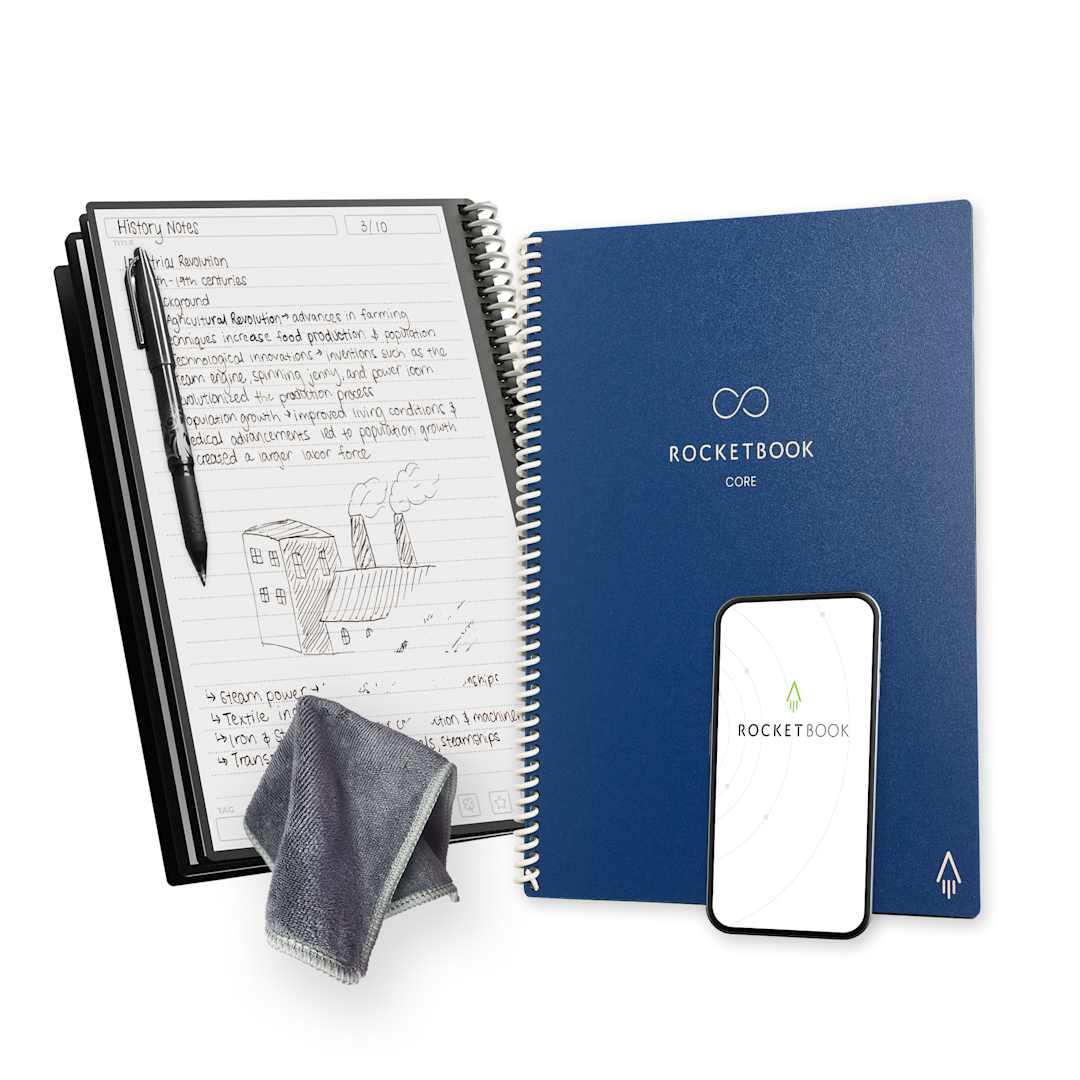 Rocketbook Rocketbook Core Letter Notebook Set - 0911-39 Blue