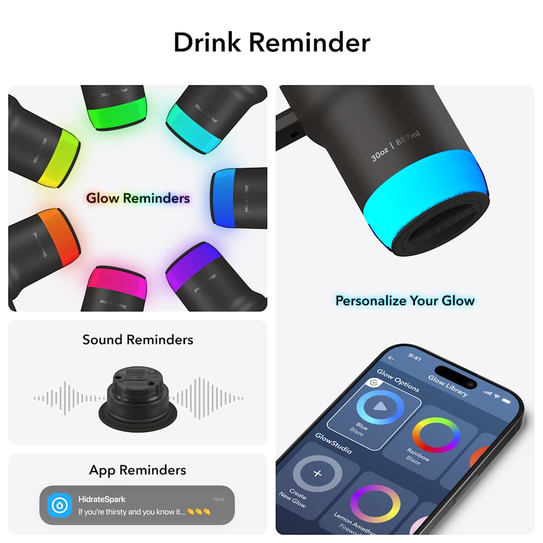 HidrateSpark HidrateSpark Pro 2 Tumbler 30oz - 1600-81 Black