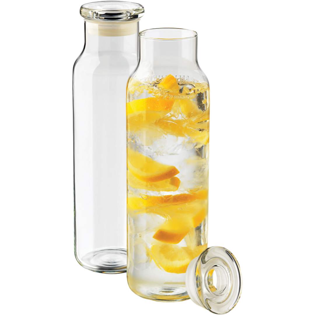Libbey Glass Glass Water Bottle w/ Lid 24 oz. - 1605-15 Clear