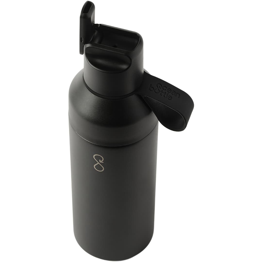 Ocean Bottle Ocean Bottle Go Sports Bottle 500ml - 1606-21 Black