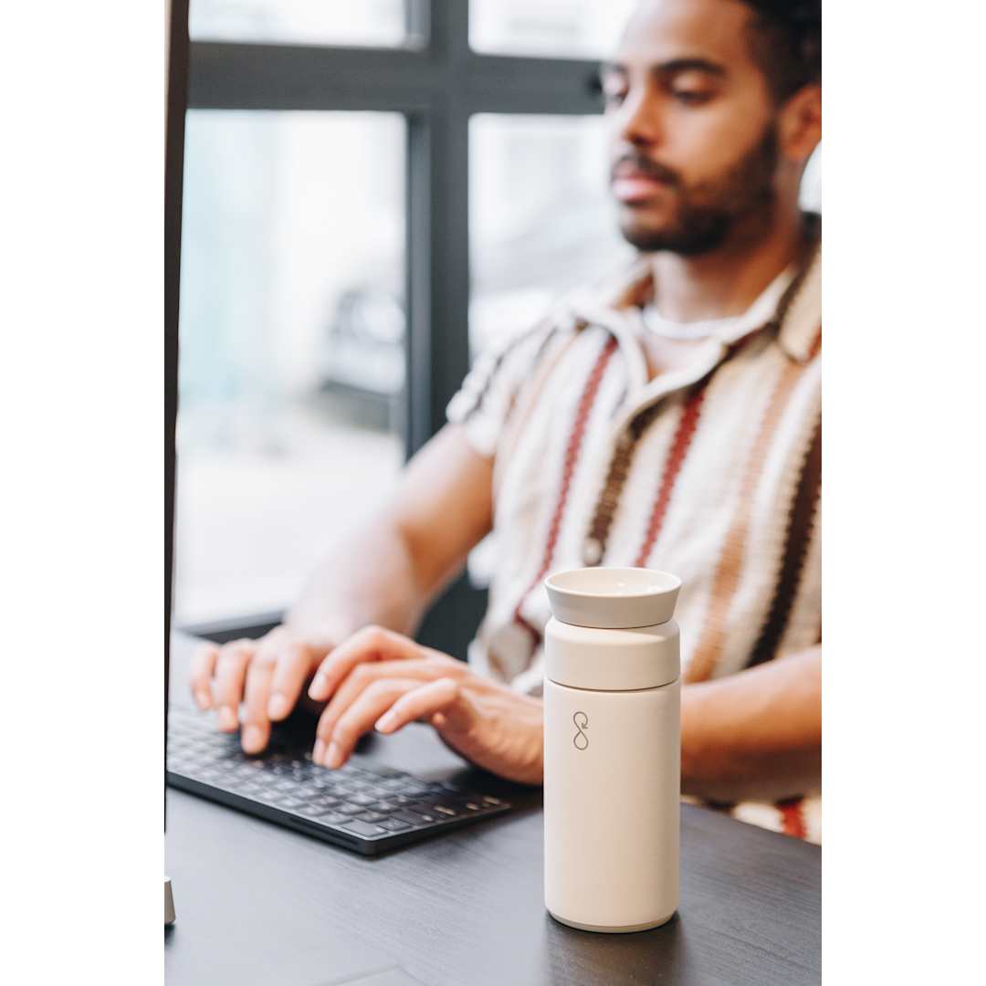 Ocean Bottle Ocean Bottle Coffee Flask 350ml - 1606-22 Tan