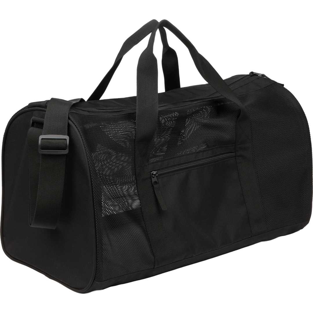 Mesh Recycled Duffle Bag - SM-8211 Black
