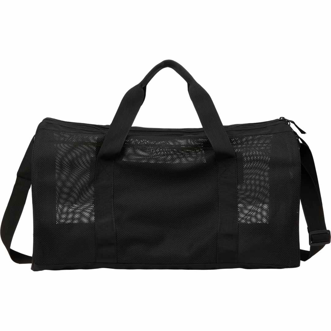 Mesh Recycled Duffle Bag - SM-8211 Black