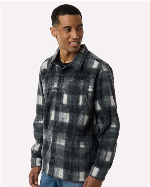 Columbia Men's Steens Mountain™ Printed Shirt Jacket II - 209769 Chalk Omblur