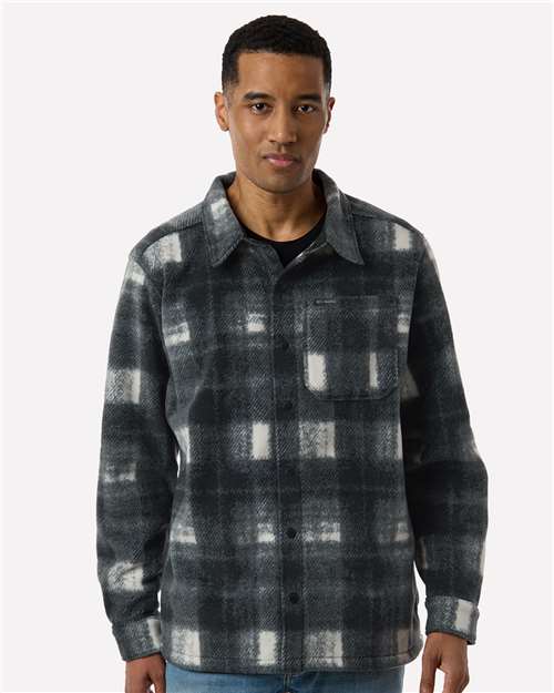 Columbia Men's Steens Mountain™ Printed Shirt Jacket II - 209769 Chalk Omblur