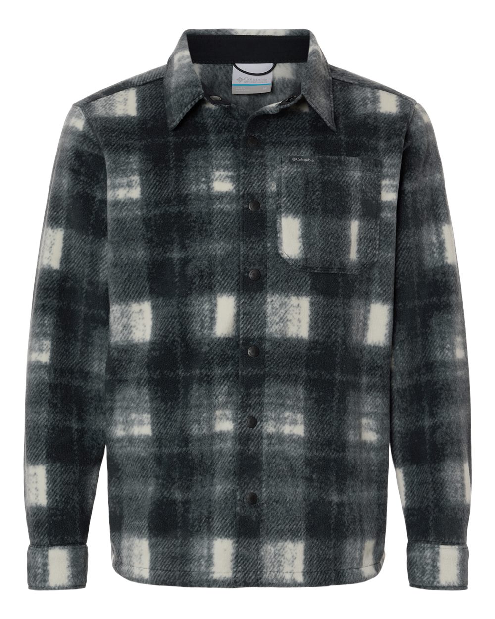 Columbia Men's Steens Mountain™ Printed Shirt Jacket II - 209769 Chalk Omblur
