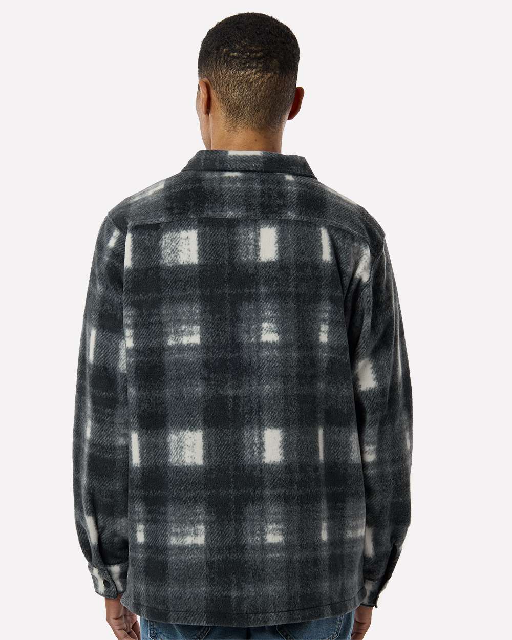 Columbia Men's Steens Mountain™ Printed Shirt Jacket II - 209769 Chalk Omblur