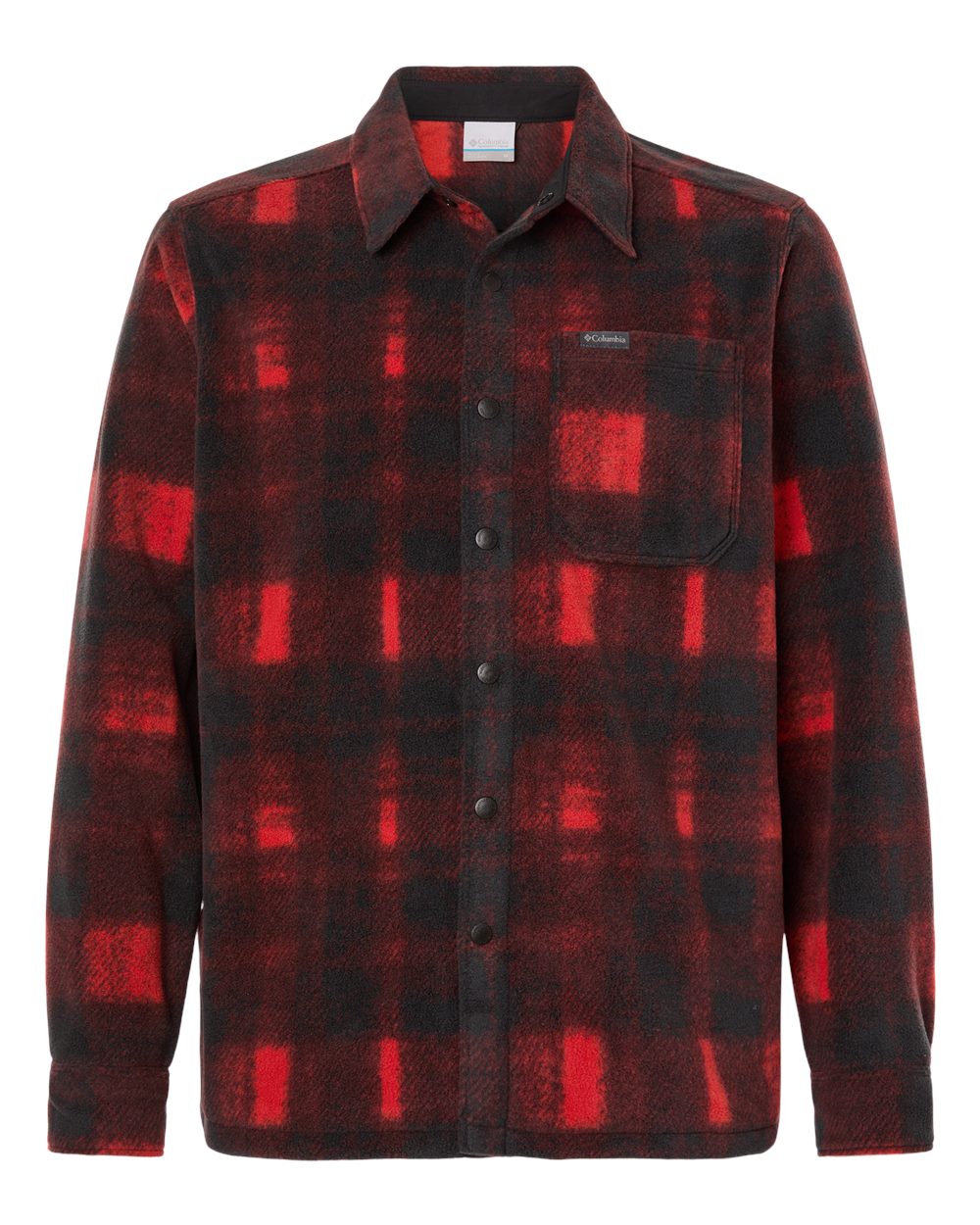 Columbia Men's Steens Mountain™ Printed Shirt Jacket II - 209769 Sail Red Omblur