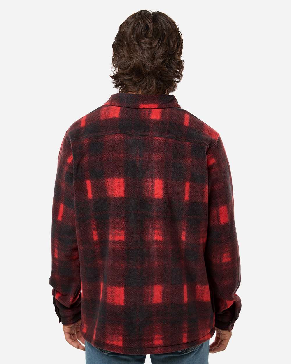 Columbia Men's Steens Mountain™ Printed Shirt Jacket II - 209769 Sail Red Omblur