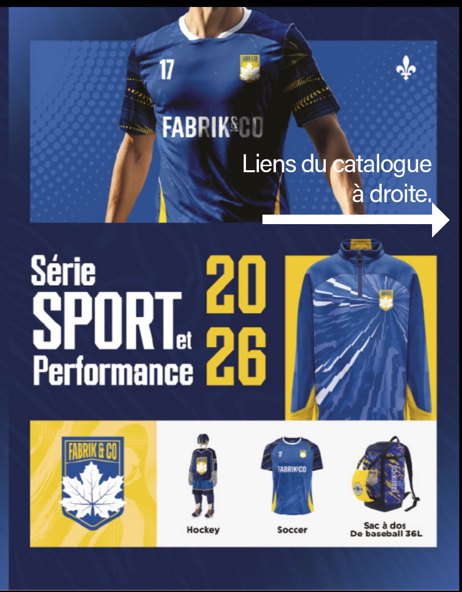 Fabric & Co Catalogue de vêtements sublimés