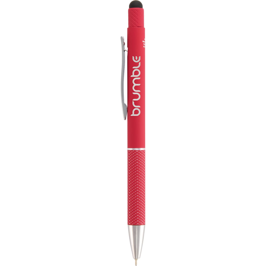 Nadine Recycled Soft Touch Gel Stylus - 1066-70 Red