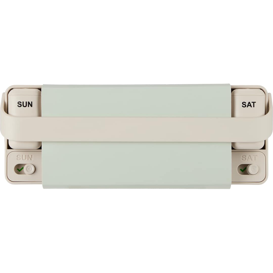 Wellable Wellable™ Daily Pill and Supplement Organizer - 1415-09 White