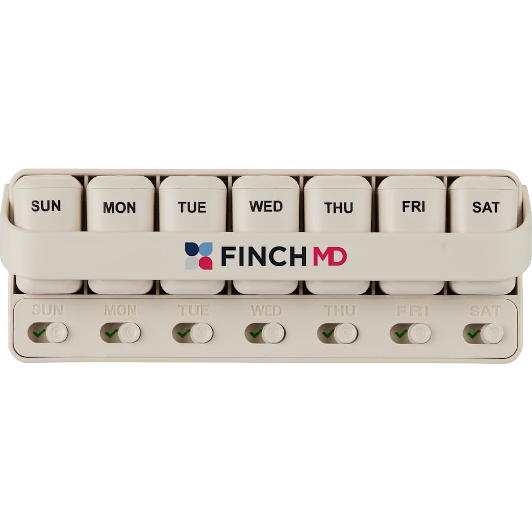 Wellable Wellable™ Daily Pill and Supplement Organizer - 1415-09 White