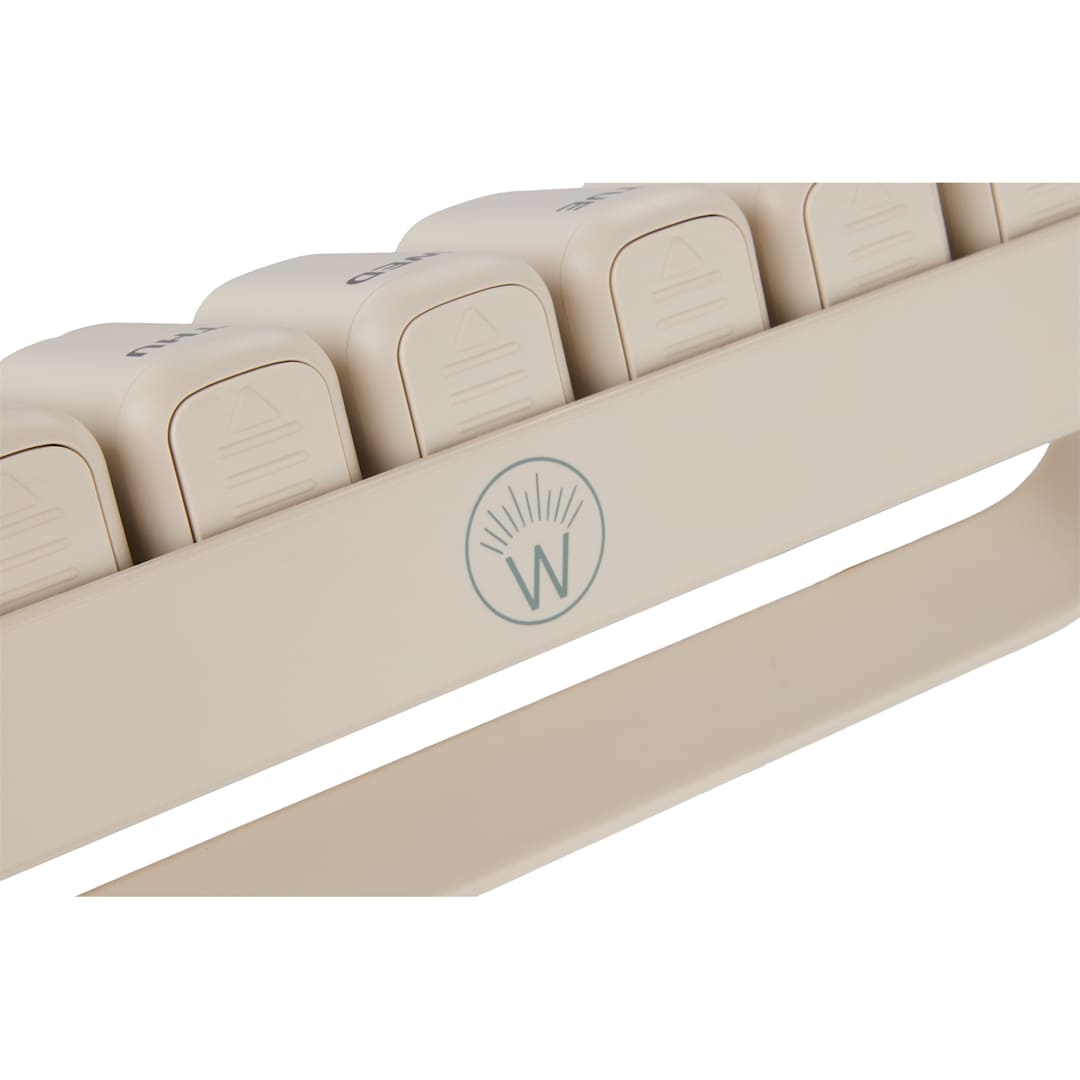 Wellable Wellable™ Daily Pill and Supplement Organizer - 1415-09 White
