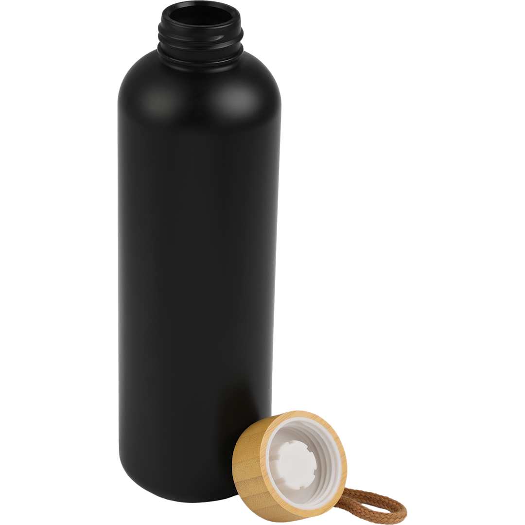 Tania Recycled Bottle w/ FSC® Bamboo Lid 26oz - 1602-18 Black
