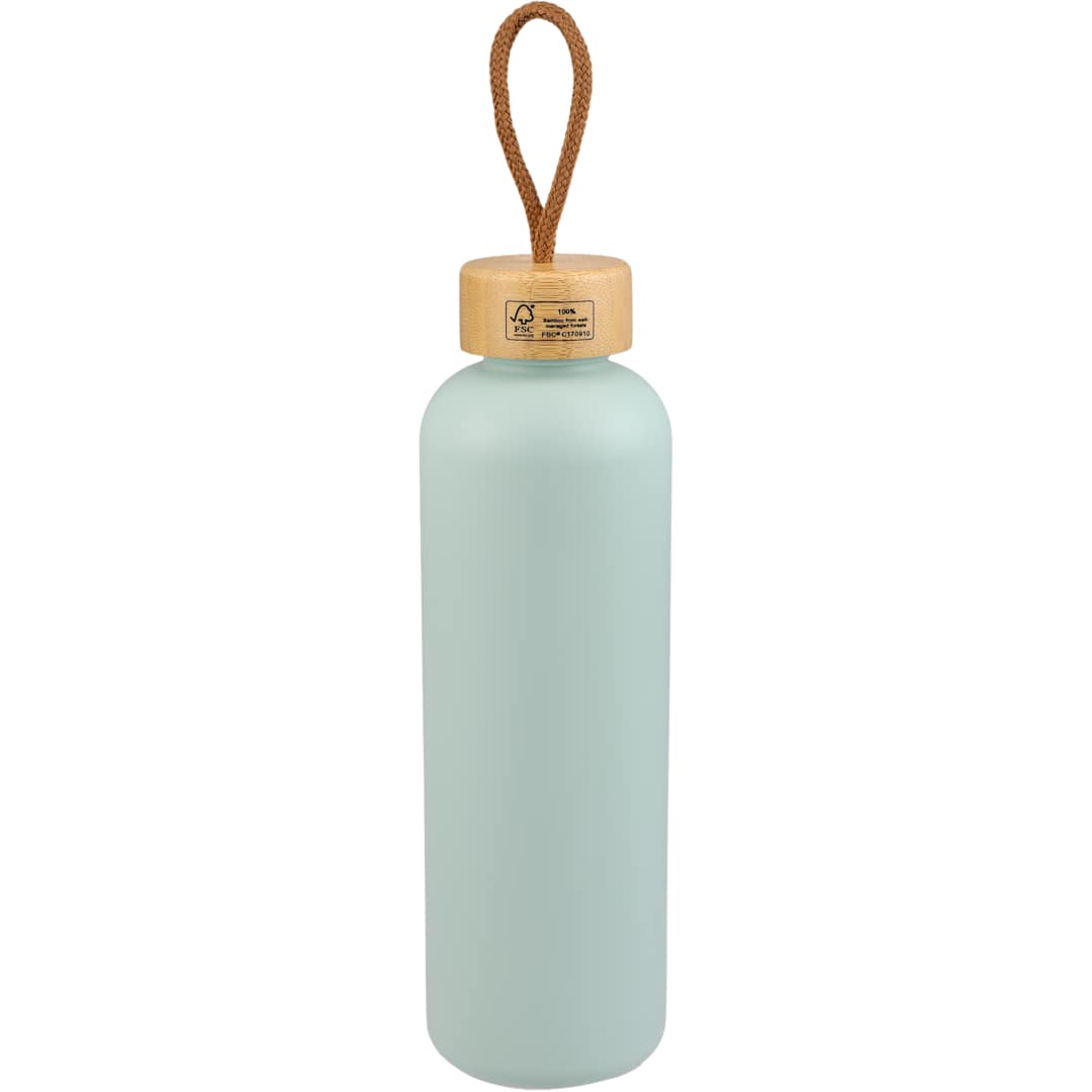 Tania Recycled Bottle w/ FSC® Bamboo Lid 26oz - 1602-18 Blue