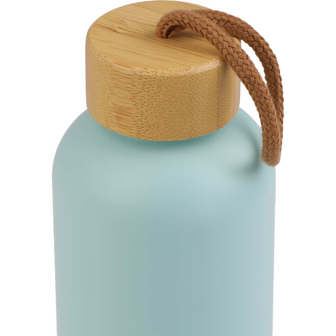 Tania Recycled Bottle w/ FSC® Bamboo Lid 26oz - 1602-18 Blue
