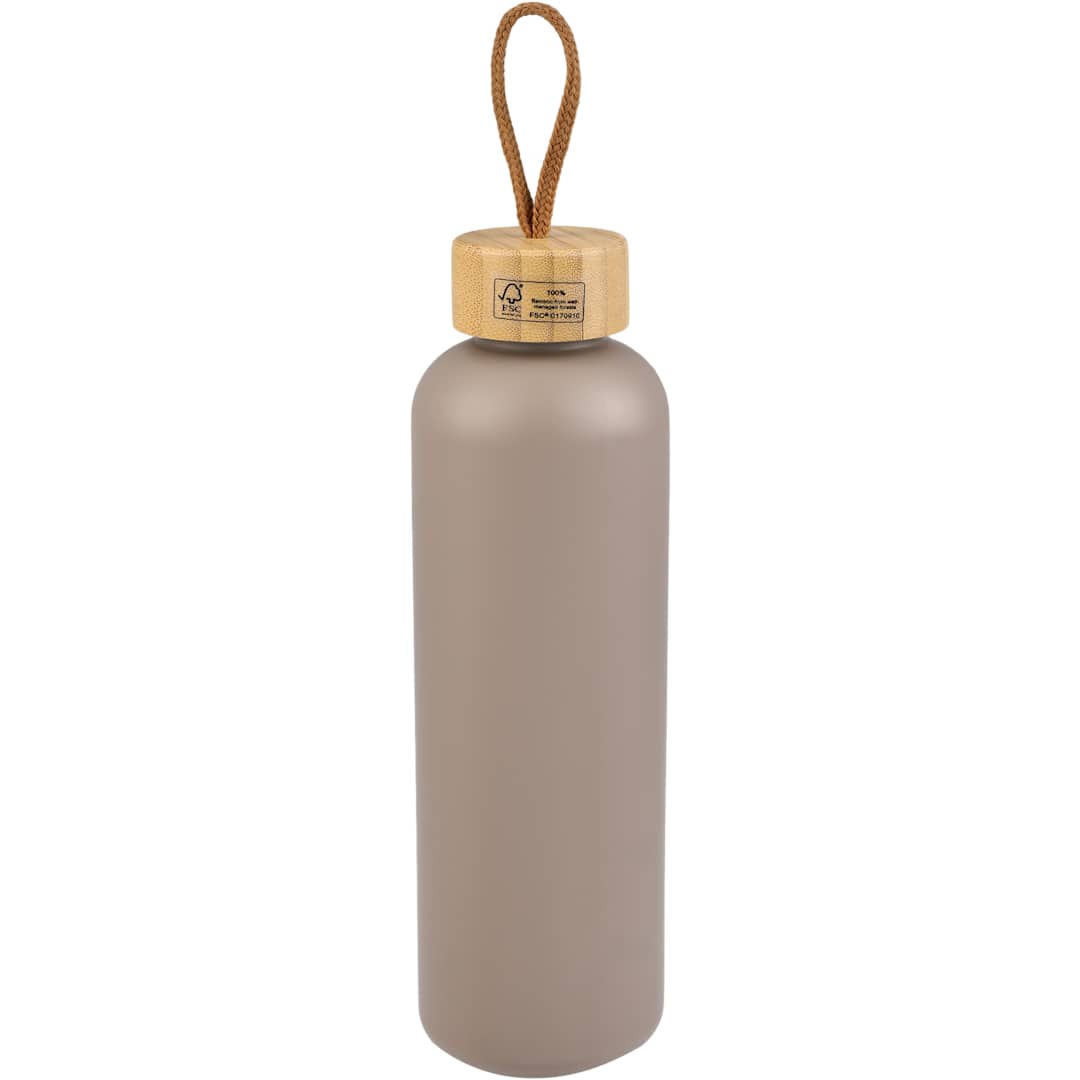 Tania Recycled Bottle w/ FSC® Bamboo Lid 26oz - 1602-18 Brown