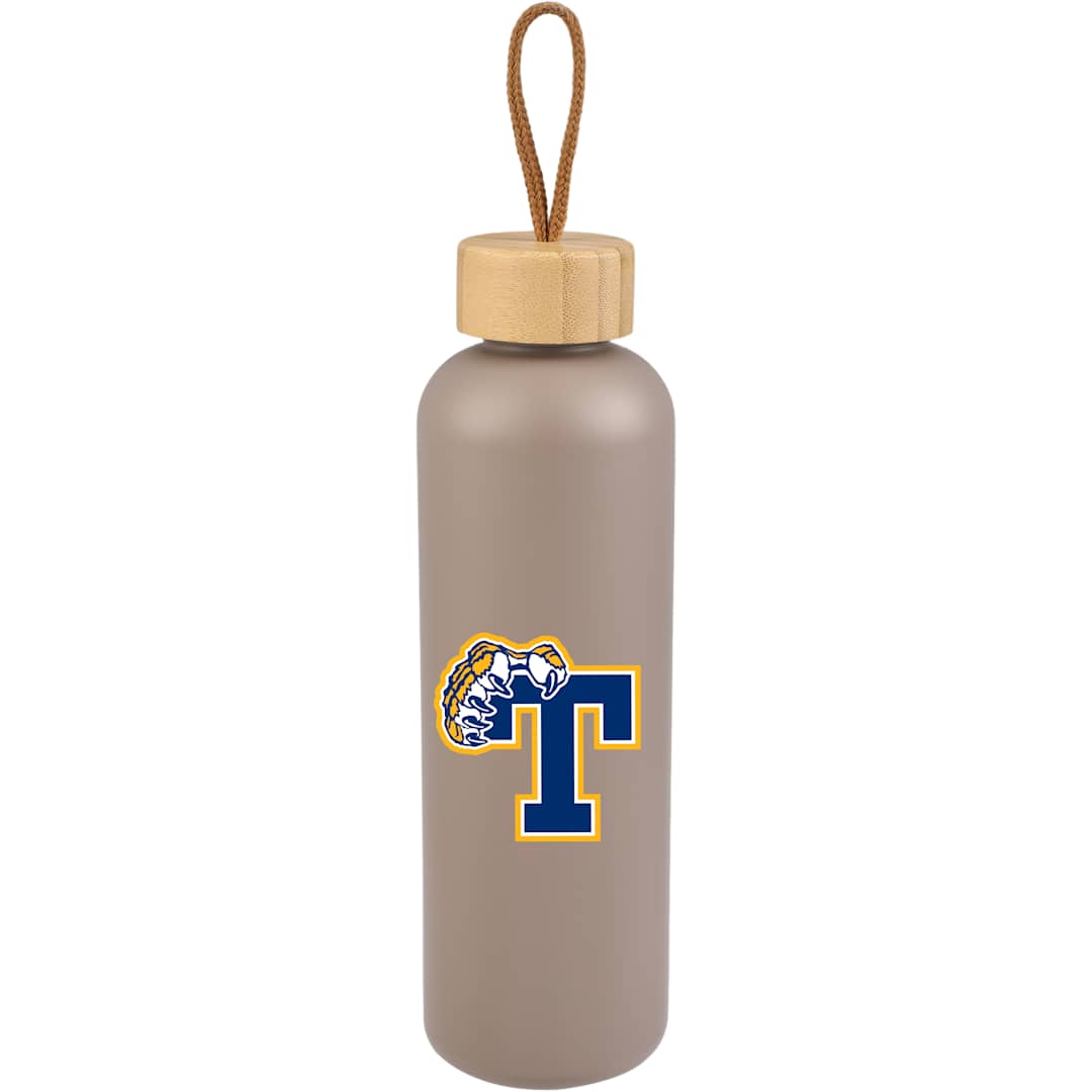 Tania Recycled Bottle w/ FSC® Bamboo Lid 26oz - 1602-18 Brown