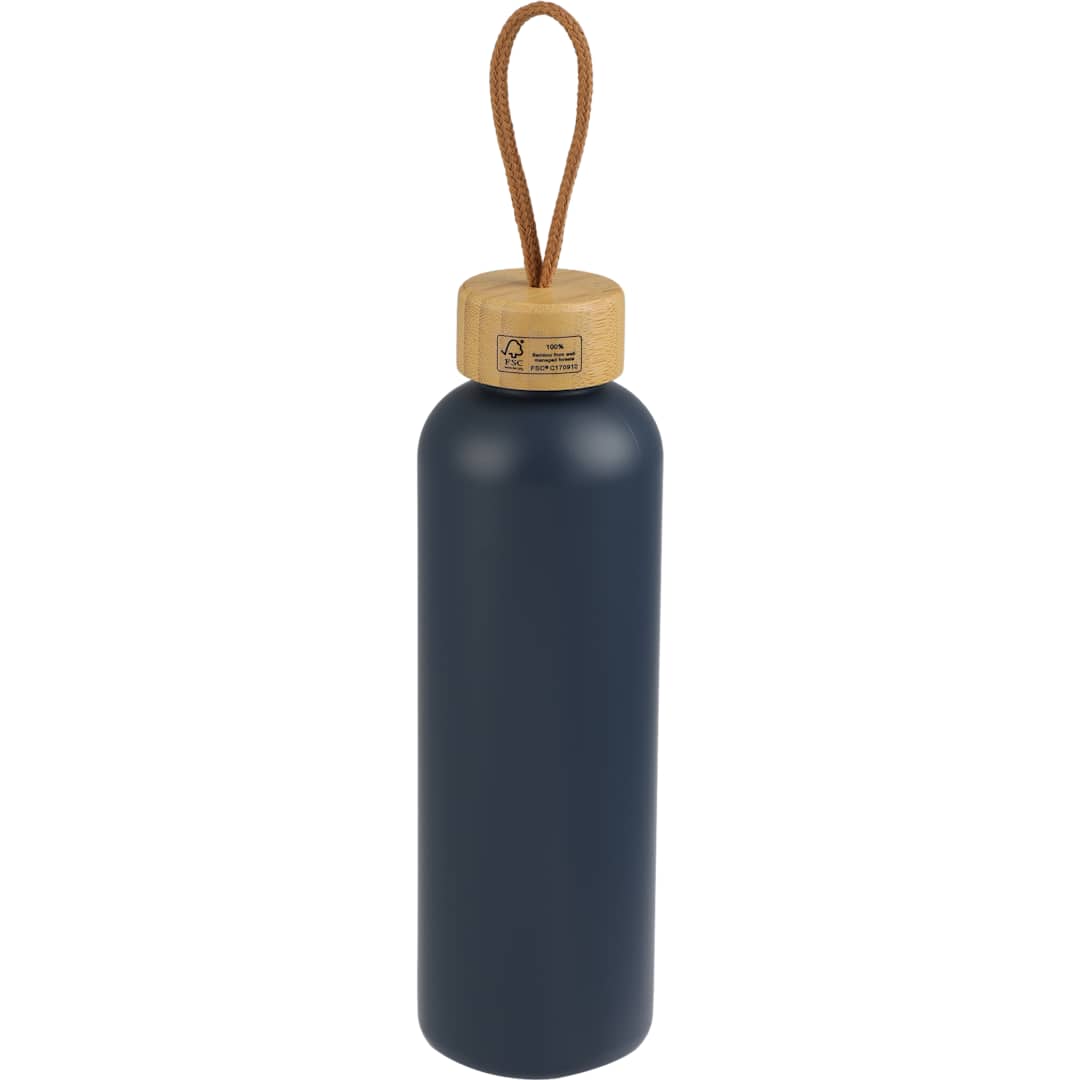 Tania Recycled Bottle w/ FSC® Bamboo Lid 26oz - 1602-18 Blue