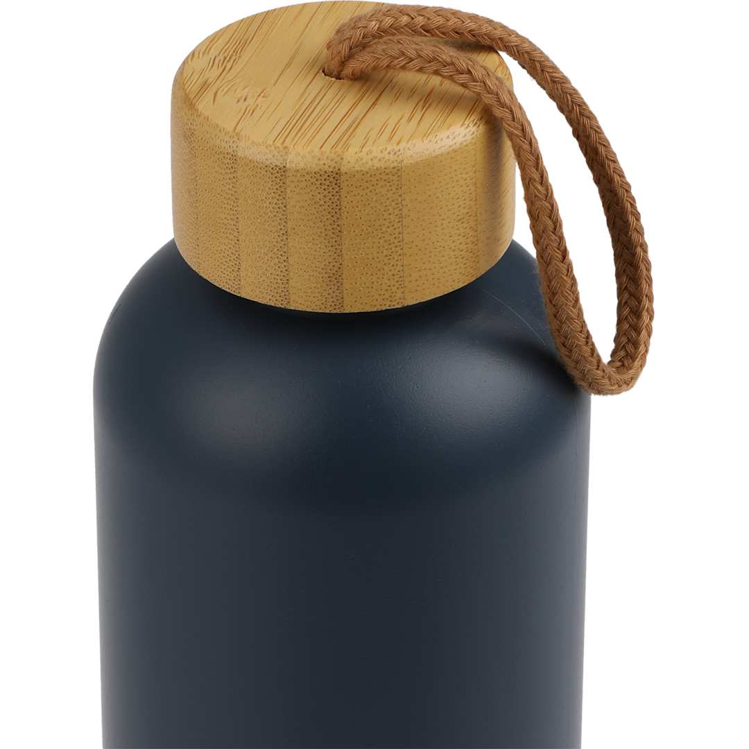 Tania Recycled Bottle w/ FSC® Bamboo Lid 26oz - 1602-18 Blue