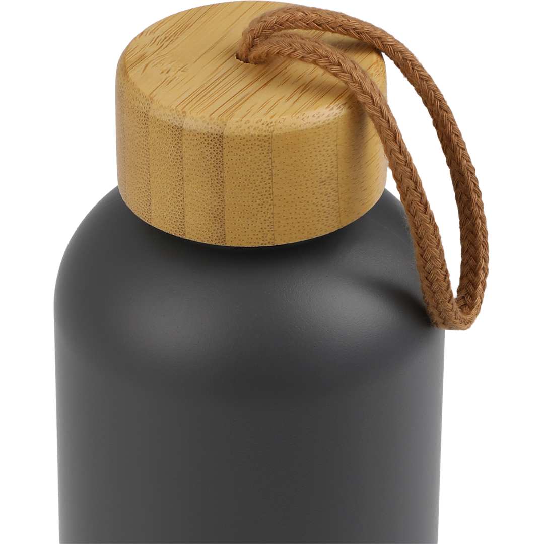 Tania Recycled Bottle w/ FSC® Bamboo Lid 26oz - 1602-18 Grey