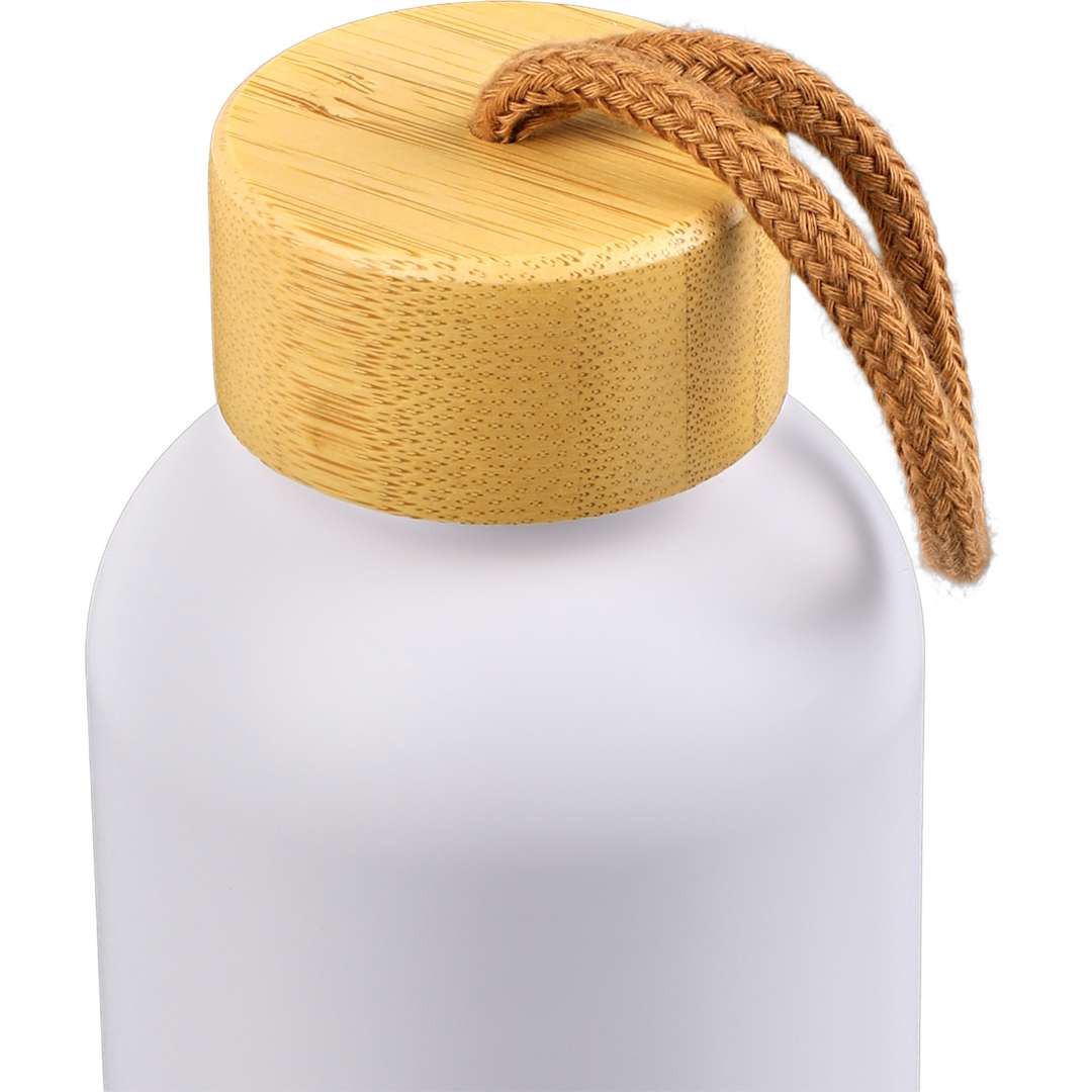 Tania Recycled Bottle w/ FSC® Bamboo Lid 26oz - 1602-18 White