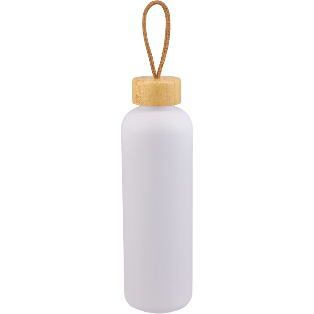 Tania Recycled Bottle w/ FSC® Bamboo Lid 26oz - 1602-18 White