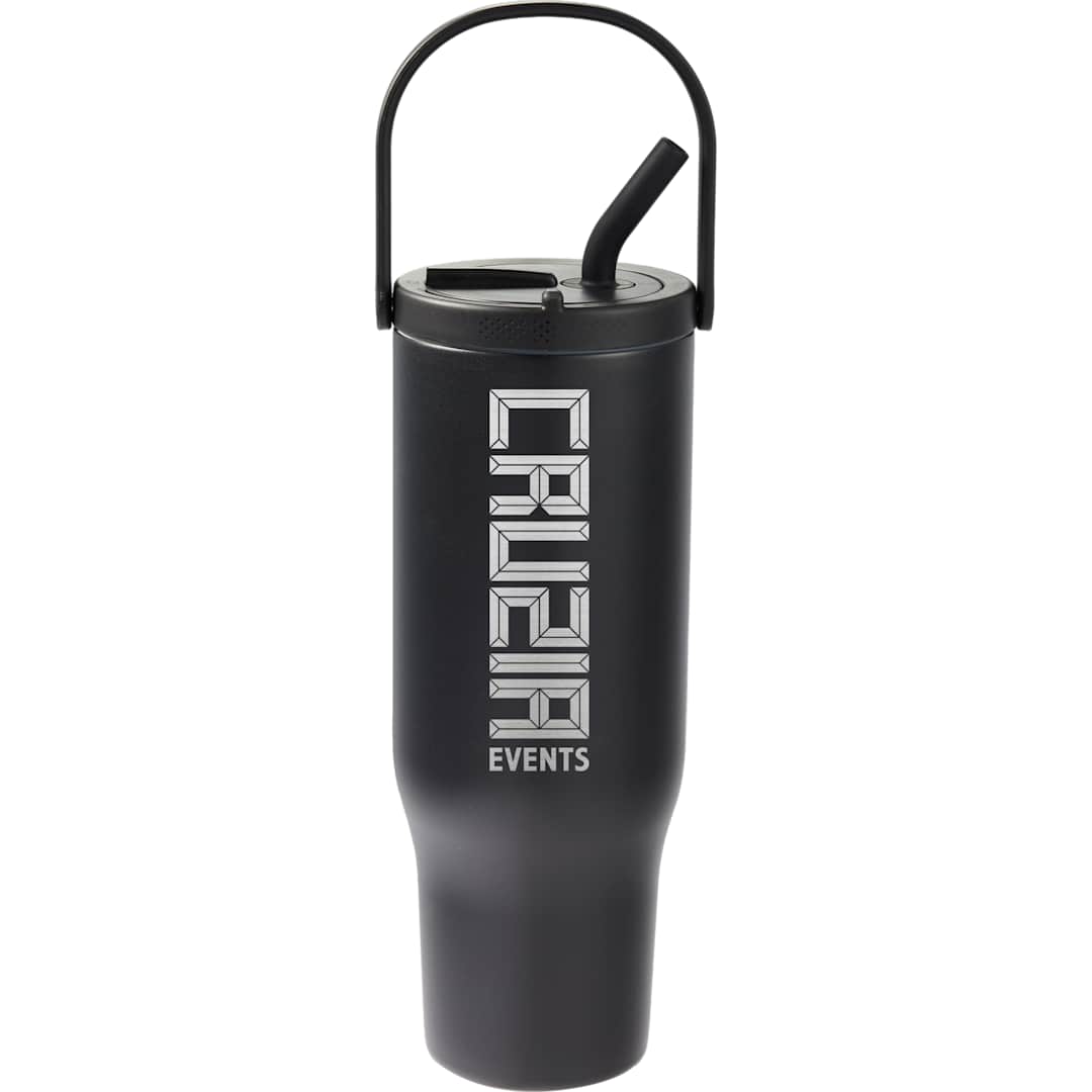Trinity Recycled Straw Leak proof Tumbler 30oz - 1602-32 Black