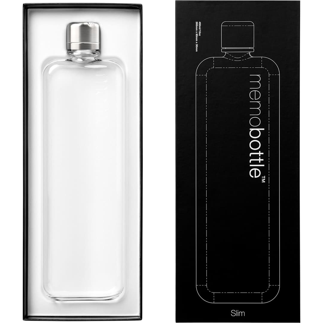 Memobottle SLIM Tritan memobottle - 1606-11 Clear