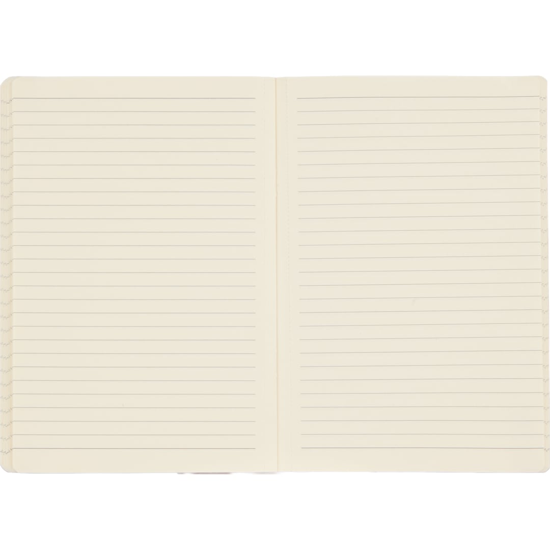 5.5” x 8” FSC ® Recycled Mano Slim Meeting Journal - 2900-61 Blue