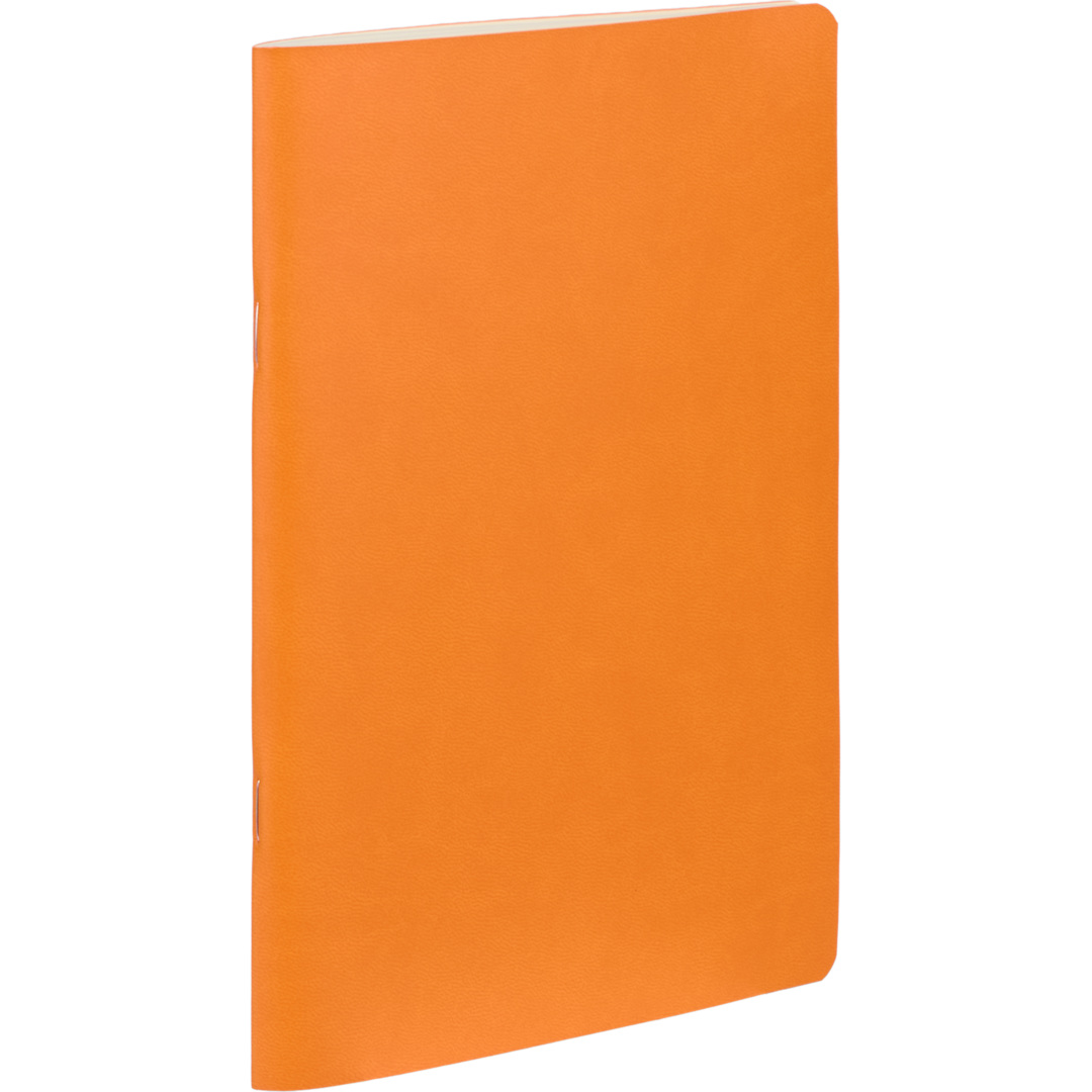 5.5” x 8” FSC ® Recycled Mano Slim Meeting Journal - 2900-61 Orange