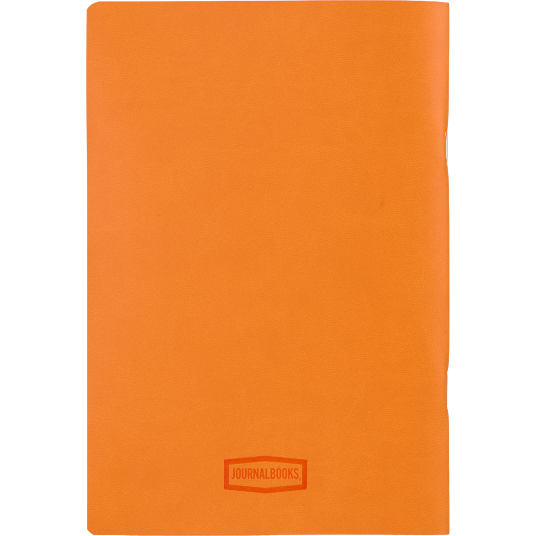 5.5” x 8” FSC ® Recycled Mano Slim Meeting Journal - 2900-61 Orange