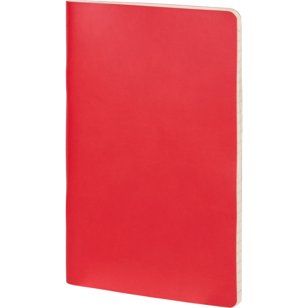 5.5” x 8” FSC ® Recycled Mano Slim Meeting Journal - 2900-61 Red