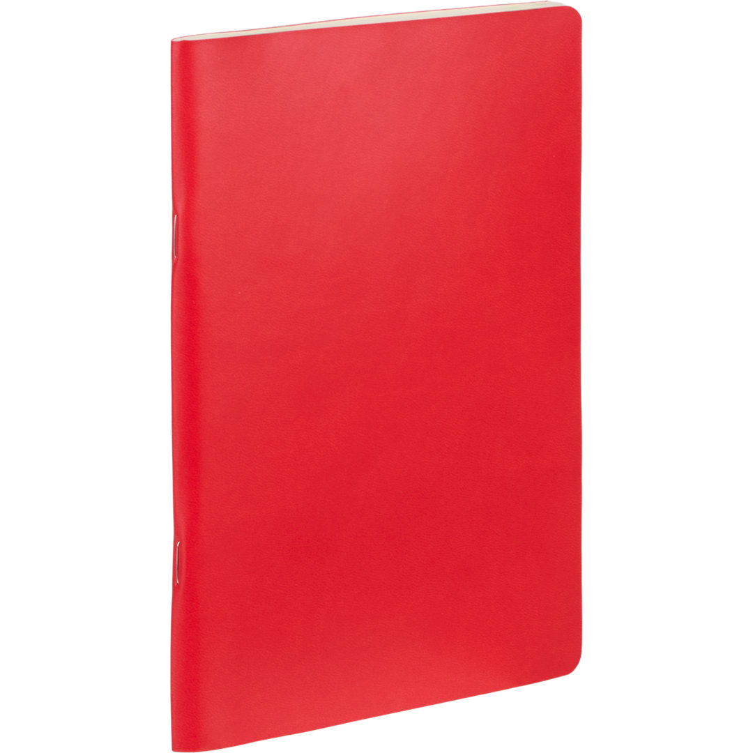 5.5” x 8” FSC ® Recycled Mano Slim Meeting Journal - 2900-61 Red