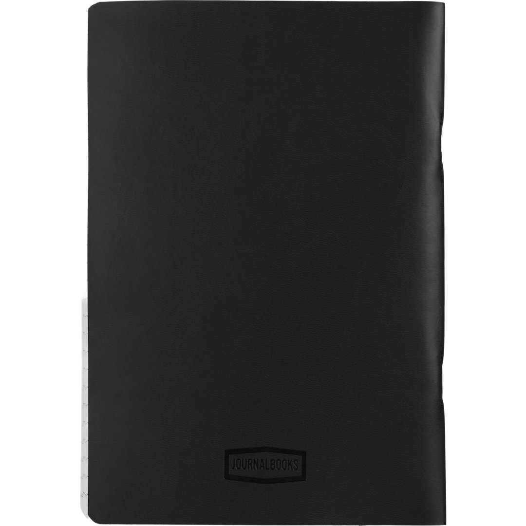 5.5” x 8” FSC ® Recycled Mano Slim Meeting Journal - 2900-61 Black