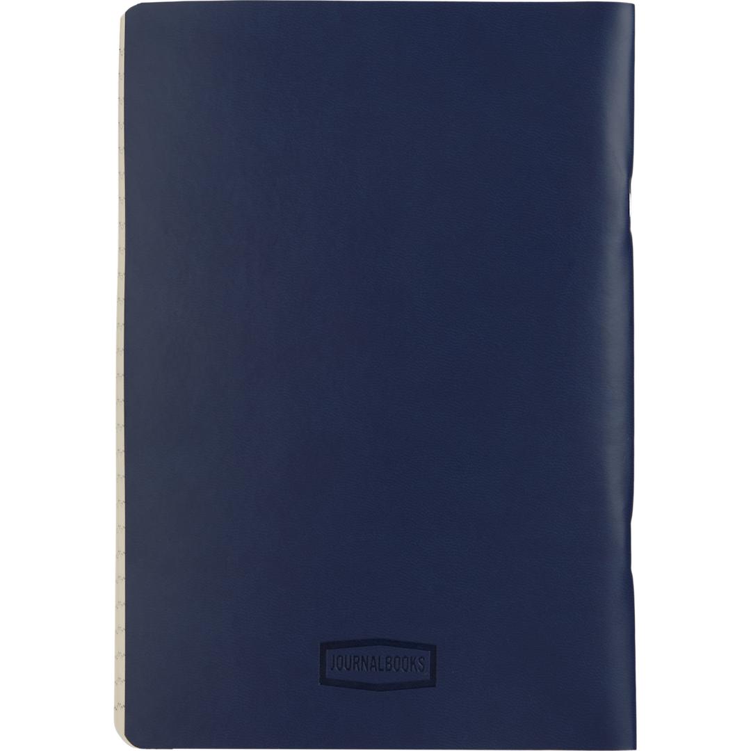 5.5” x 8” FSC ® Recycled Mano Slim Meeting Journal - 2900-61 Blue