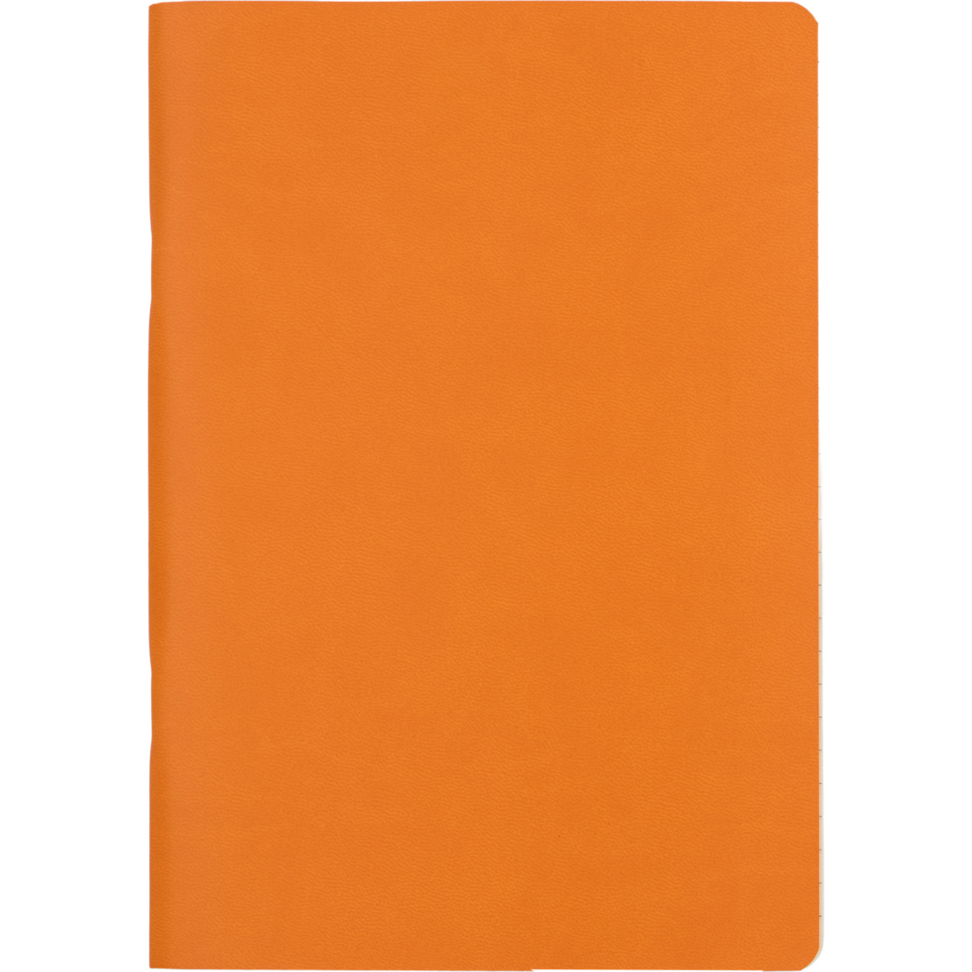 5.5” x 8” FSC ® Recycled Mano Slim Meeting Journal - 2900-61 Orange