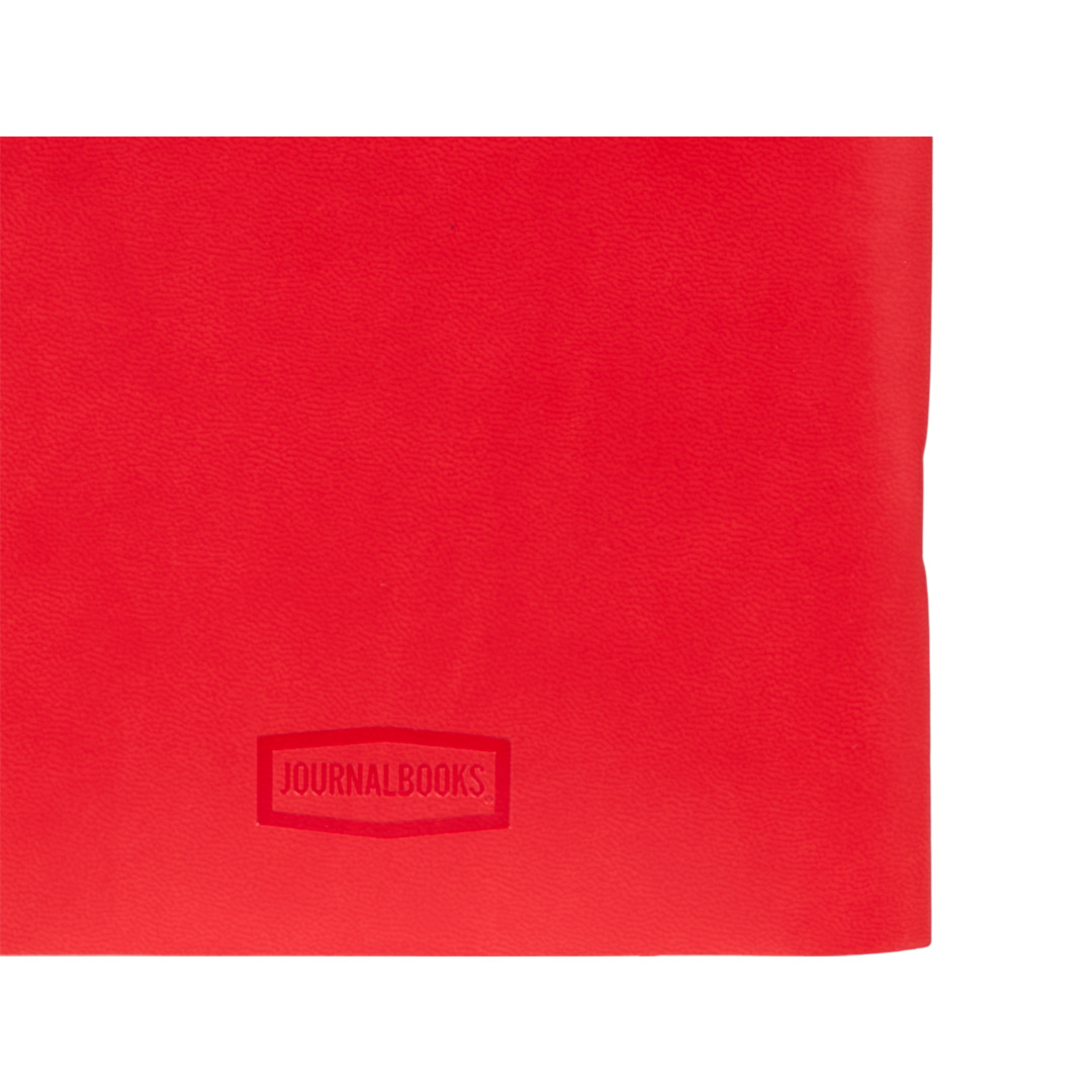 5.5” x 8” FSC ® Recycled Mano Slim Meeting Journal - 2900-61 Red