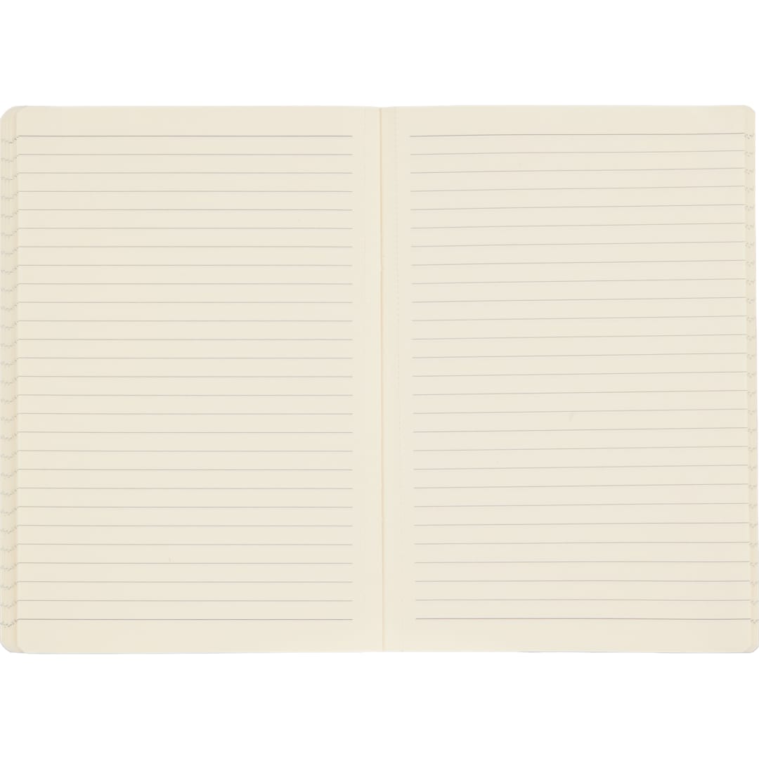 5.5” x 8” FSC ® Recycled Mano Slim Meeting Journal - 2900-61 Red