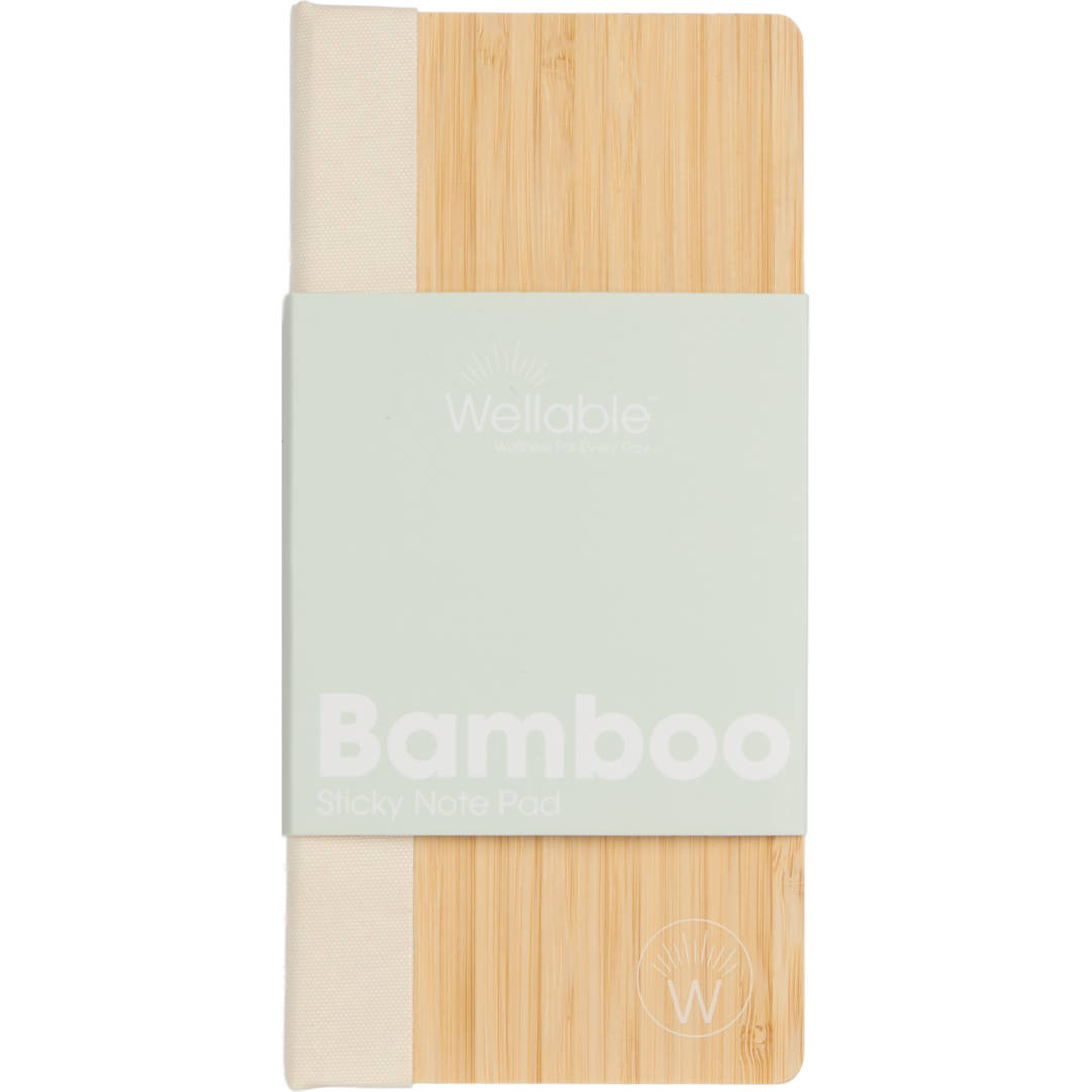 Wellable Wellable™ FSC® 100% Bamboo Sticky Notes Pad - 3002-54 Natural