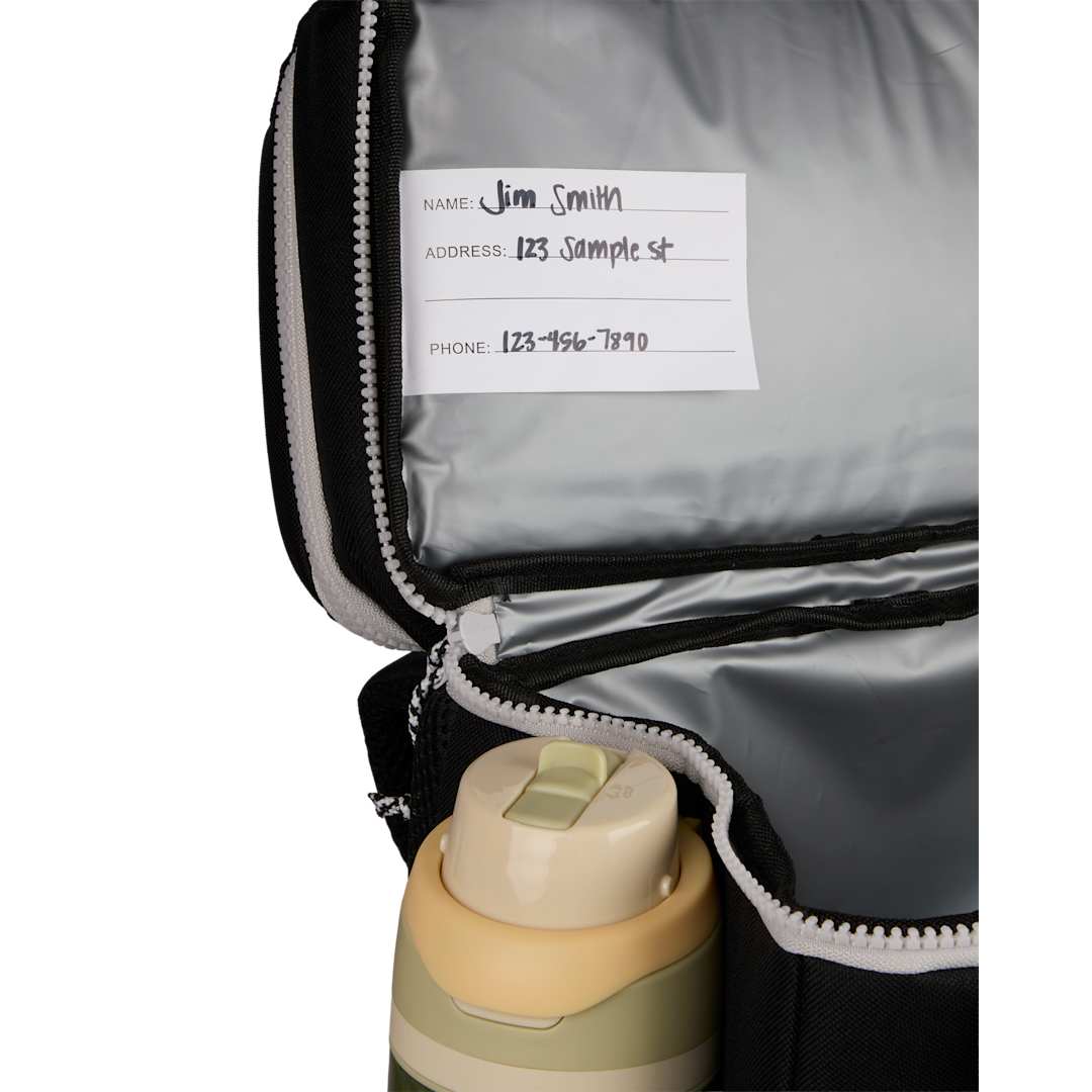 Glacial RPET Backpack Cooler - 3750-96 Black