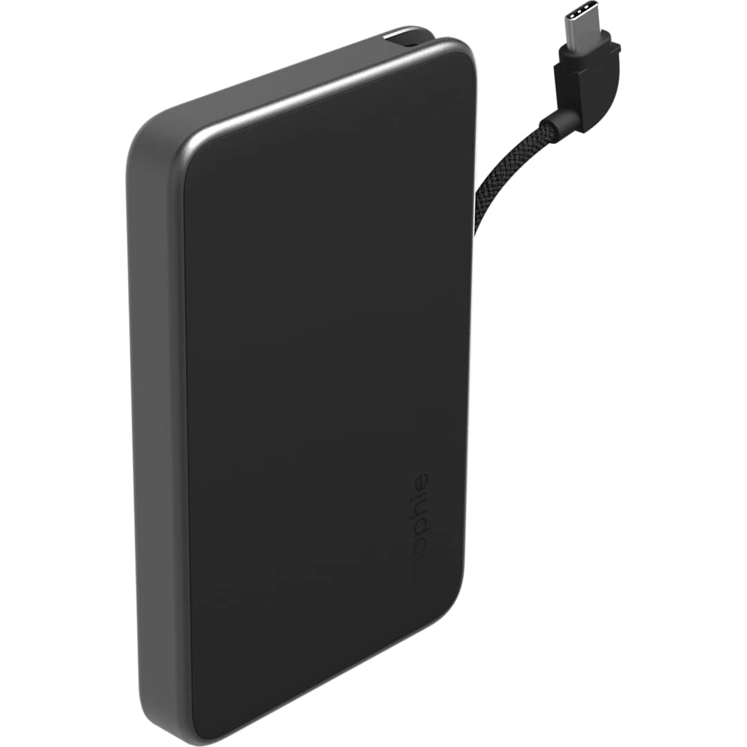 mophie mophie® Powerstation® Mini with Integrated Cable - 7124-30 Black