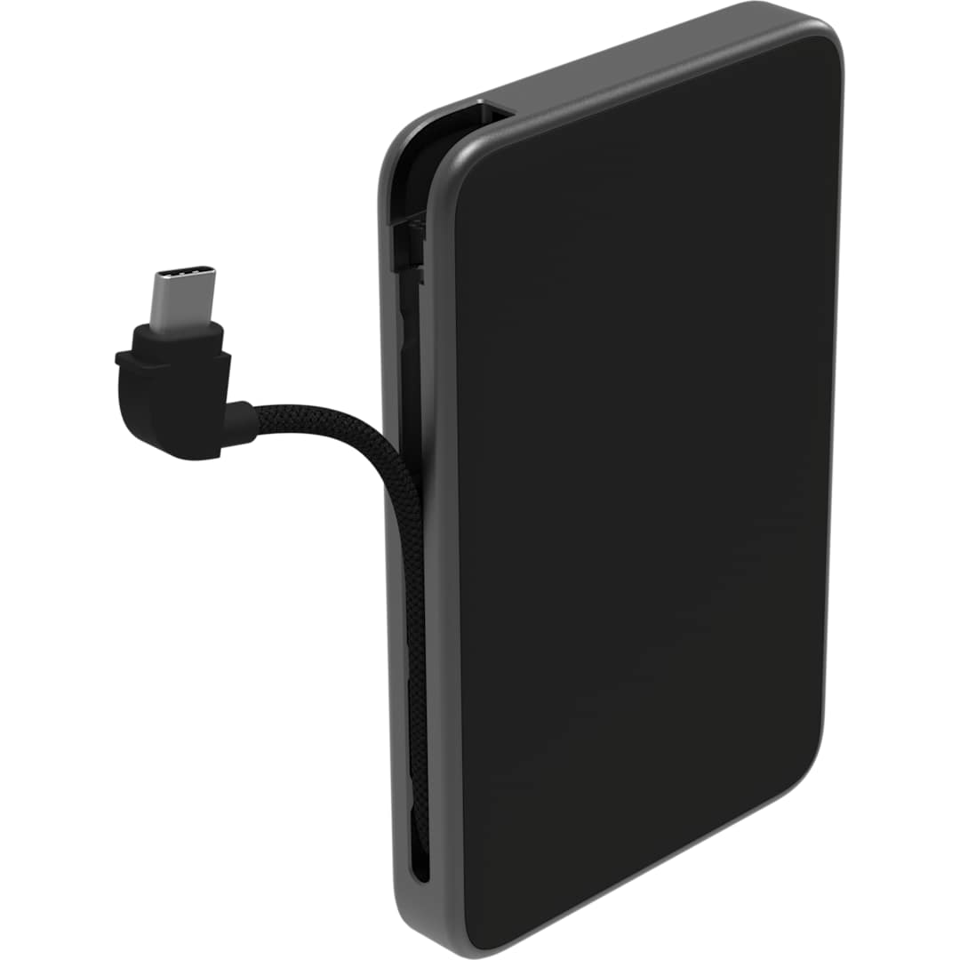 mophie mophie® Powerstation® Mini with Integrated Cable - 7124-30 Black