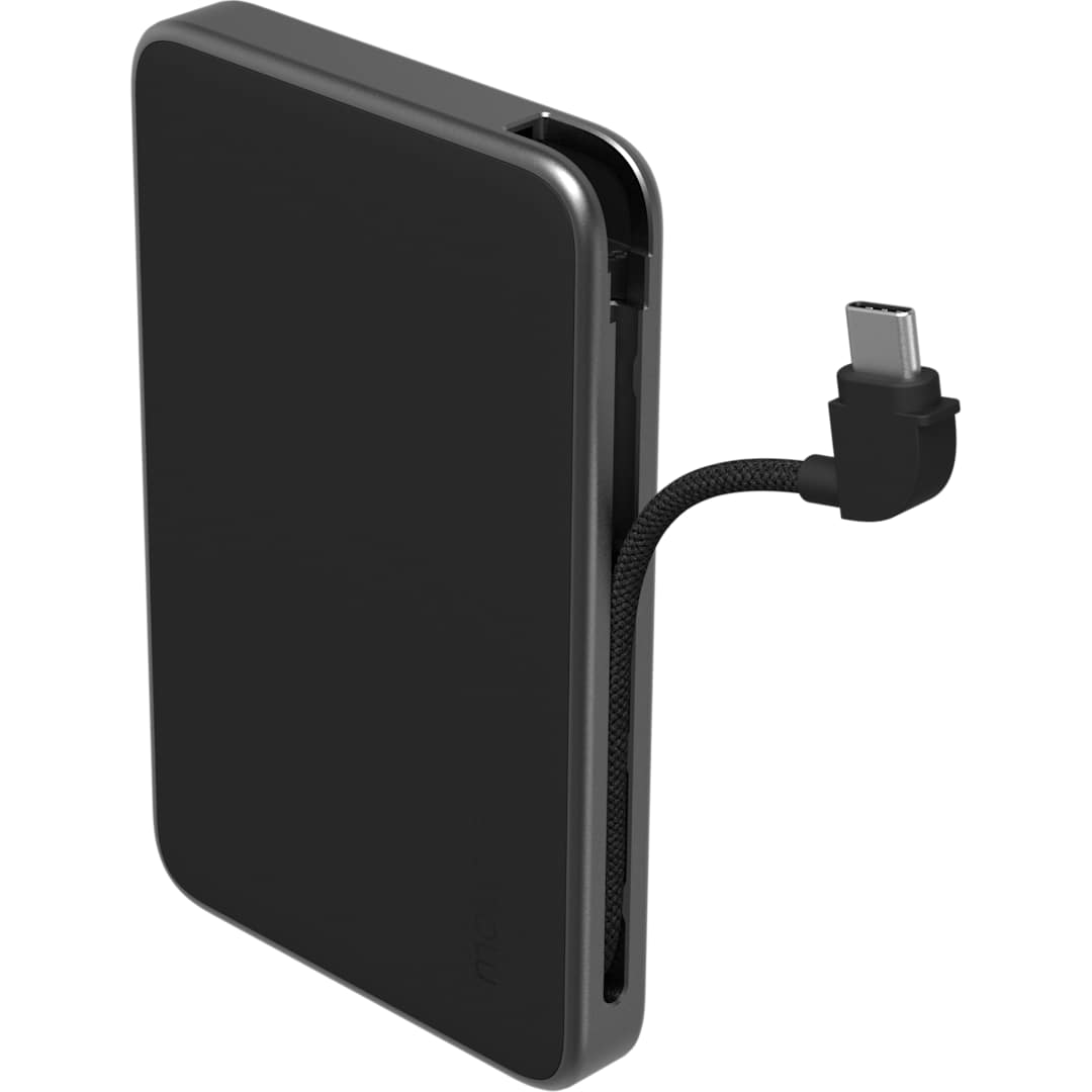mophie mophie® Powerstation® Mini with Integrated Cable - 7124-30 Black