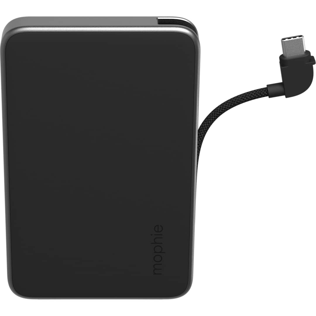 mophie mophie® Powerstation® Mini with Integrated Cable - 7124-30 Black