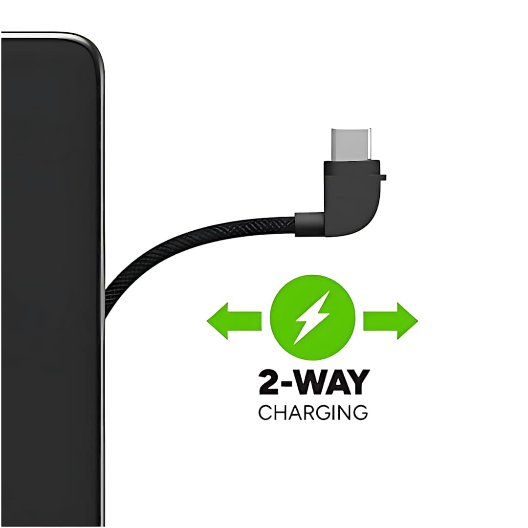 mophie mophie® Powerstation® Mini with Integrated Cable - 7124-30 Black