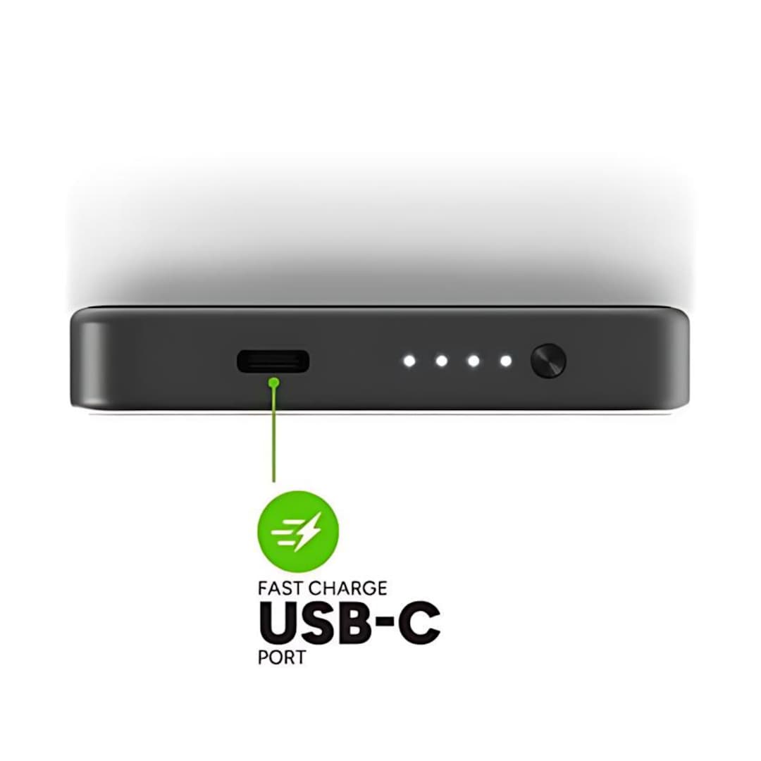 mophie mophie® Powerstation® Mini with Integrated Cable - 7124-30 Black